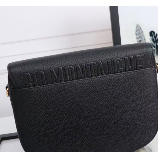Fake Dior Large Bobby Bag In Black Grained Calfskin Replica Replica Dior Large Bobby Bag In Black Grained Calfskin
