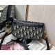 Replica Dior Bobby East-West Bag In Blue Dior Oblique Canvas Fake Dior Bobby East-West Bag In Blue Dior Oblique Canvas Replica