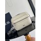 Fake Dior Rider 2.0 Zipped Messenger Bag in Beige Gravity Leather Replica