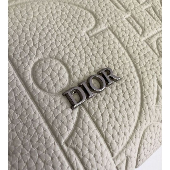 Fake Dior Rider 2.0 Zipped Messenger Bag in Beige Gravity Leather Replica