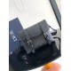 Fake Dior Hit the Road Flap Messenger Bag in Black Gravity Leather Replica
