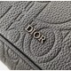 Fake Dior Hit the Road Flap Messenger Bag in Black Gravity Leather Replica
