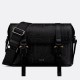 Fake Dior Hit the Road Flap Messenger Bag in Black Gravity Leather Replica