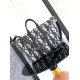 Replica Dior Weekender 40 Bag in Beige Maxi Dior Oblique Jacquard
