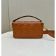 Replica Fendi Medium Baguette Bag in Brown FF Nappa Leather