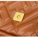 Replica Fendi Medium Baguette Bag in Brown FF Nappa Leather