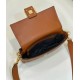 Replica Fendi Medium Baguette Bag in Brown FF Nappa Leather