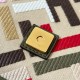 Fake Fendi Baguette Medium Bag in Canvas with Multicolor FF Embroidery Replica