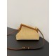 Fake Fendi First Small Bag in Natural Raffia Straw Replica