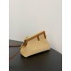 Fake Fendi First Small Bag in Natural Raffia Straw Replica