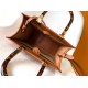 Replica Fendi Sunshine Small Tote Bag In Brown Calfskin