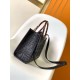 Replica Fendi Sunshine Small Tote Bag In Black FF Calfskin