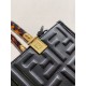 Replica Fendi Sunshine Small Tote Bag In Black FF Calfskin