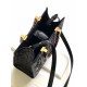 Replica Fendi Sunshine Small Tote Bag In Black FF Calfskin