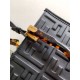 Replica Fendi Sunshine Small Tote Bag In Black FF Calfskin