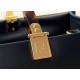 Replica Fendi Sunshine Medium Shopper Bag In Black Calfskin