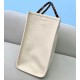 Fake Fendi Sunshine Medium Shopper Bag In White Calfskin Replica