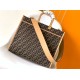 Replica Fendi Sunshine Medium Tote Bag in Brown FF Jacquard Fabric