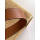 Fake Fendi Sunshine Medium Tote Bag in Natural Straw Replica