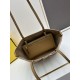 Fake Fendi Small Roll Tote in Canvas with Multicolor FF Embroidery Replica