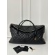 Replica Saint Laurent Es Giant Travel Bag In Black Quilted Leather