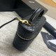 Replica Saint Laurent Gaby Mini Vanity Bag in Black Lambskin