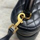 Replica Saint Laurent Gaby Mini Vanity Bag in Black Lambskin