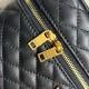 Replica Saint Laurent Gaby Mini Vanity Bag in Black Lambskin