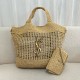 Replica Saint Laurent Icare Maxi Shopping Bag in Naturel Raffia