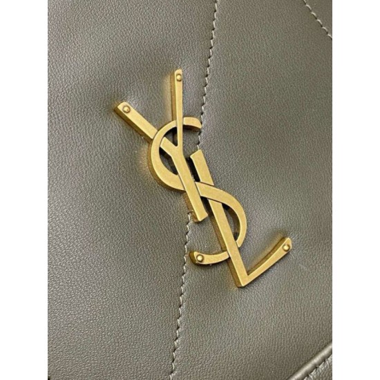 Replica Saint Laurent Jamie 4.3 Pochon Bag in Khaki Green Lambskin