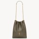 Replica Saint Laurent Jamie 4.3 Pochon Bag in Khaki Green Lambskin
