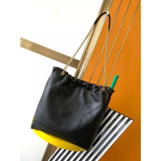 Fake Saint Laurent Jamie 4.3 Pochon Bag in Black Lambskin Replica Fake Saint Laurent Jamie 4.3 Pochon Bag in Black Lambskin Replica