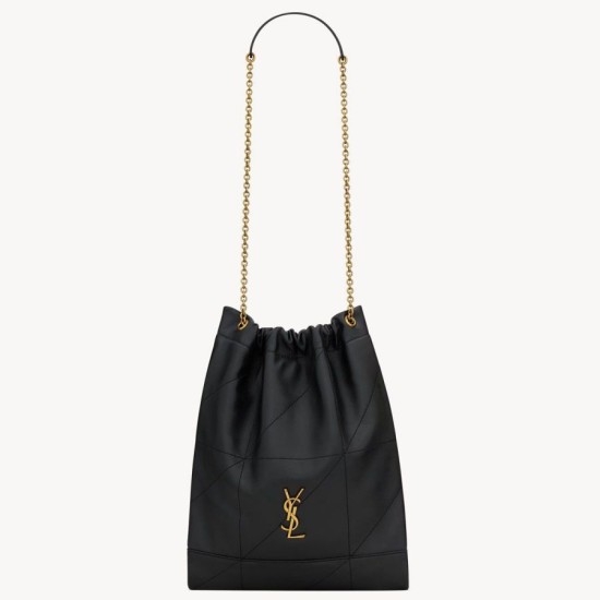 Fake Saint Laurent Jamie 4.3 Pochon Bag in Black Lambskin Replica Fake Saint Laurent Jamie 4.3 Pochon Bag in Black Lambskin Replica