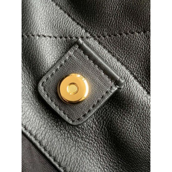 Fake Saint Laurent Jamie 4.3 Pochon Bag in Black Lambskin Replica Fake Saint Laurent Jamie 4.3 Pochon Bag in Black Lambskin Replica