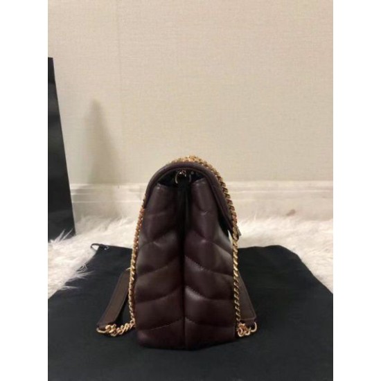 Replica Saint Laurent Loulou Small Bag In Bordeaux Matelasse Leather Fake Saint Laurent Loulou Small Bag In Bordeaux Matelasse Leather Replica