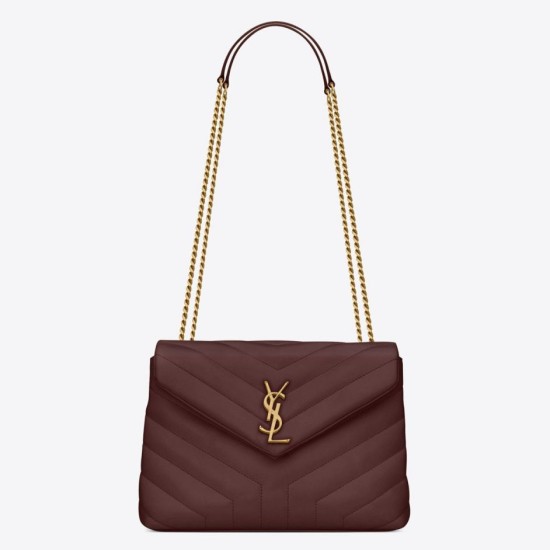 Replica Saint Laurent Loulou Small Bag In Bordeaux Matelasse Leather Fake Saint Laurent Loulou Small Bag In Bordeaux Matelasse Leather Replica
