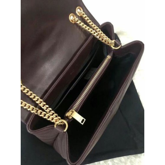 Replica Saint Laurent Loulou Small Bag In Bordeaux Matelasse Leather Fake Saint Laurent Loulou Small Bag In Bordeaux Matelasse Leather Replica
