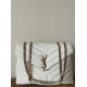 Replica Saint Laurent Loulou Medium Bag In White Matelasse Leather