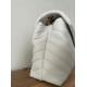 Replica Saint Laurent Loulou Medium Bag In White Matelasse Leather