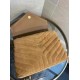 Fake Saint Laurent Loulou Medium Bag In Brown Suede Leather Replica