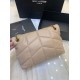 Fake Saint Laurent Small Loulou Puffer Bag In Beige Lambskin Replica
