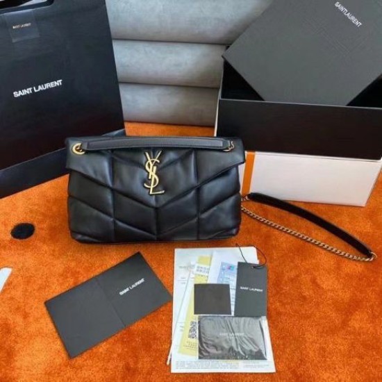 Fake Saint Laurent Loulou Small Bag In Noir Matelasse Leather Replica Fake Saint Laurent Loulou Small Bag In Noir Matelasse Leather Replica