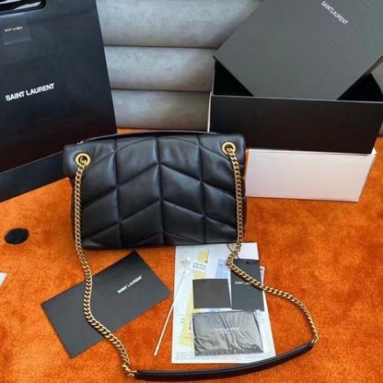 Fake Saint Laurent Loulou Small Bag In Noir Matelasse Leather Replica Fake Saint Laurent Loulou Small Bag In Noir Matelasse Leather Replica