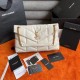 Replica Saint Laurent Loulou Puffer Medium Bag In Ivory Lambskin