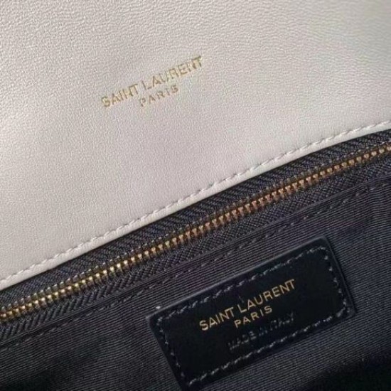 Replica Saint Laurent Loulou Puffer Medium Bag In Ivory Lambskin