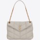 Replica Saint Laurent Loulou Puffer Medium Bag In Ivory Lambskin