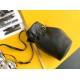 Fake Saint Laurent Le Maillon Hook Bucket Bag In Black Lambskin Replica