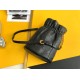 Fake Saint Laurent Le Maillon Hook Bucket Bag In Black Lambskin Replica
