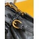 Fake Saint Laurent Le Maillon Hook Bucket Bag In Black Lambskin Replica