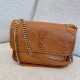 Replica Saint Laurent Medium Niki Bag In Brown Calfskin Replica Saint Laurent Medium Niki Bag In Brown Calfskin
